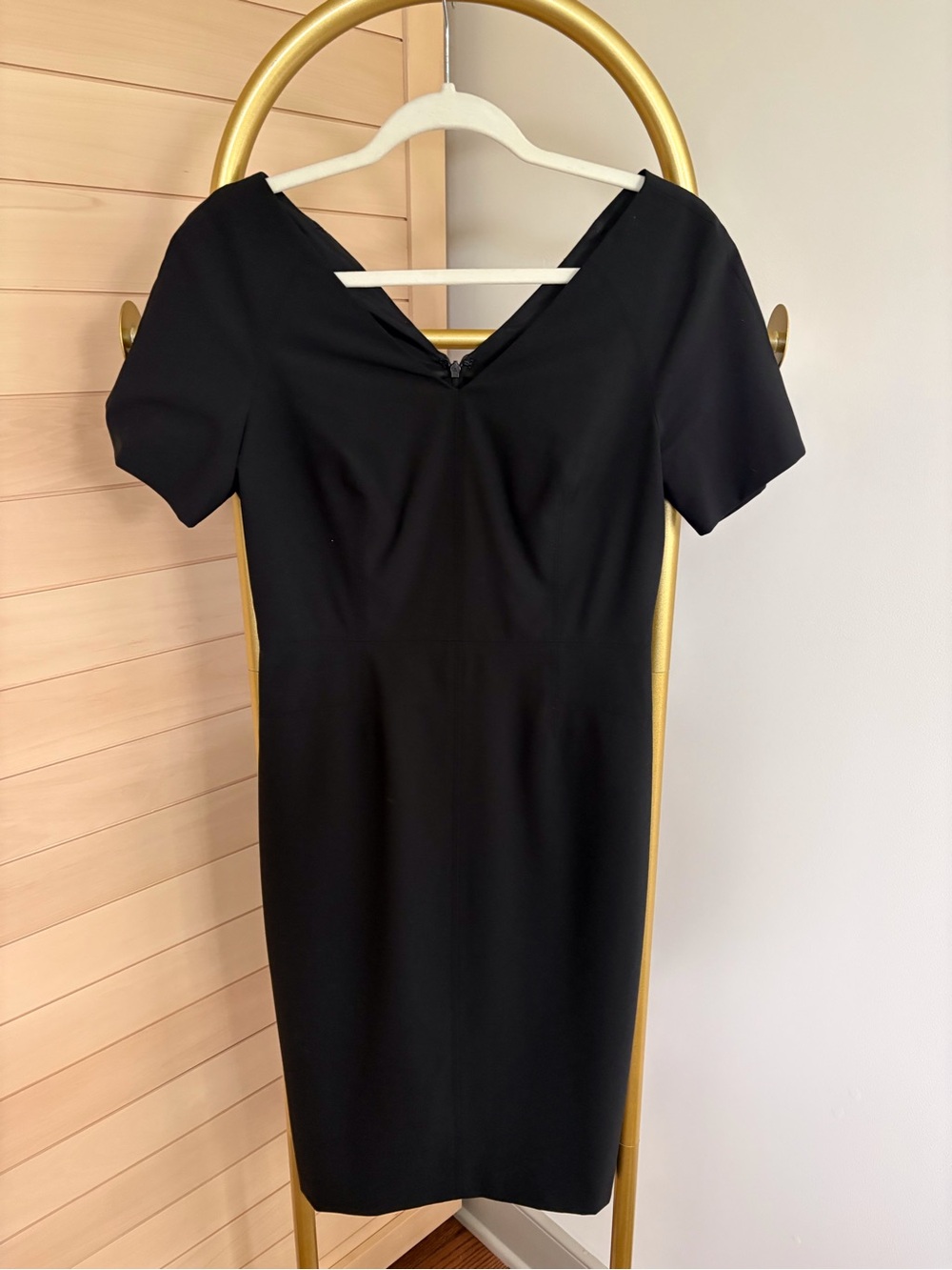 Banana Republic Black Midi Sheath Dress